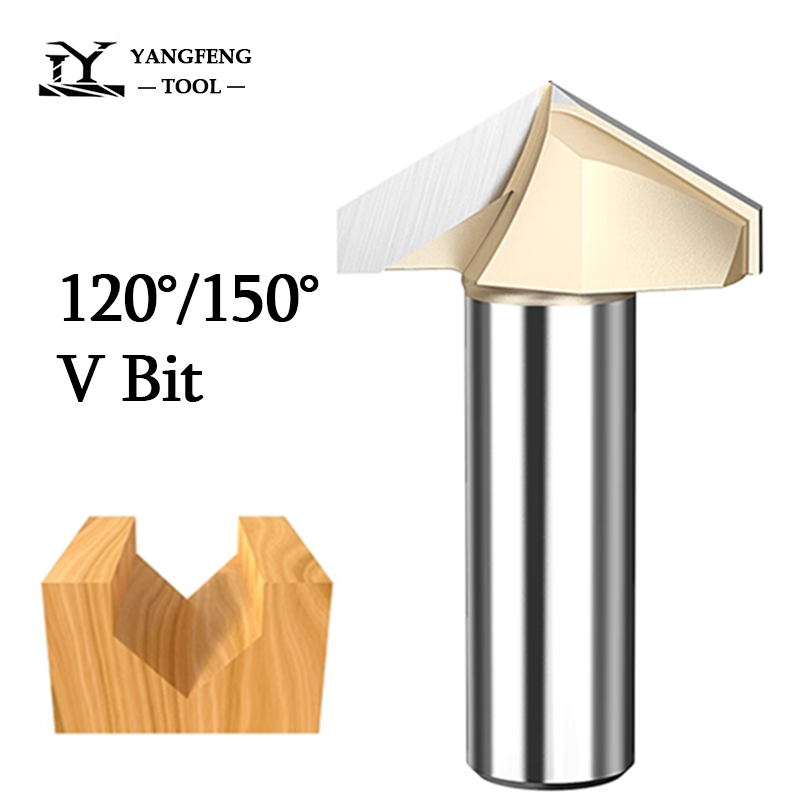 Woodworking Nc - 120 150 Graden V Bit 1/2