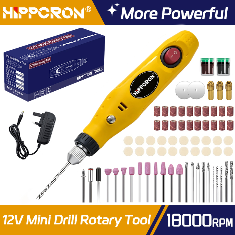 Woodworking Uk - Hippcron Mini draagbare elektrische boorpen met