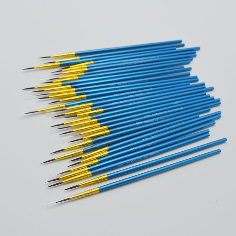 Woodworking For Kids - 10 Stks/set Nylon Haar Blauwe Staaf