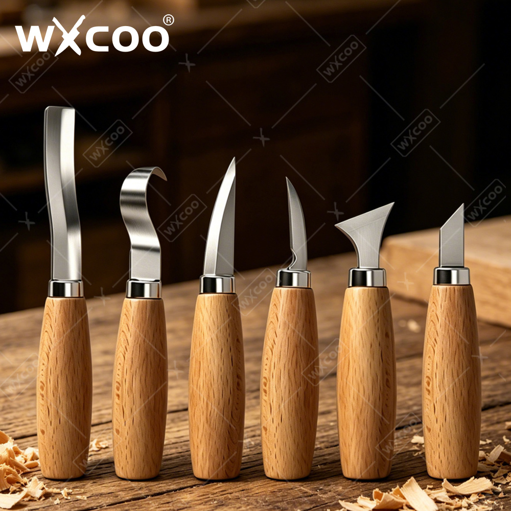 Woodworking Knife - WXCOO Ergonomische Houtsnijhaakbeitel Mes Crooked Sculpting