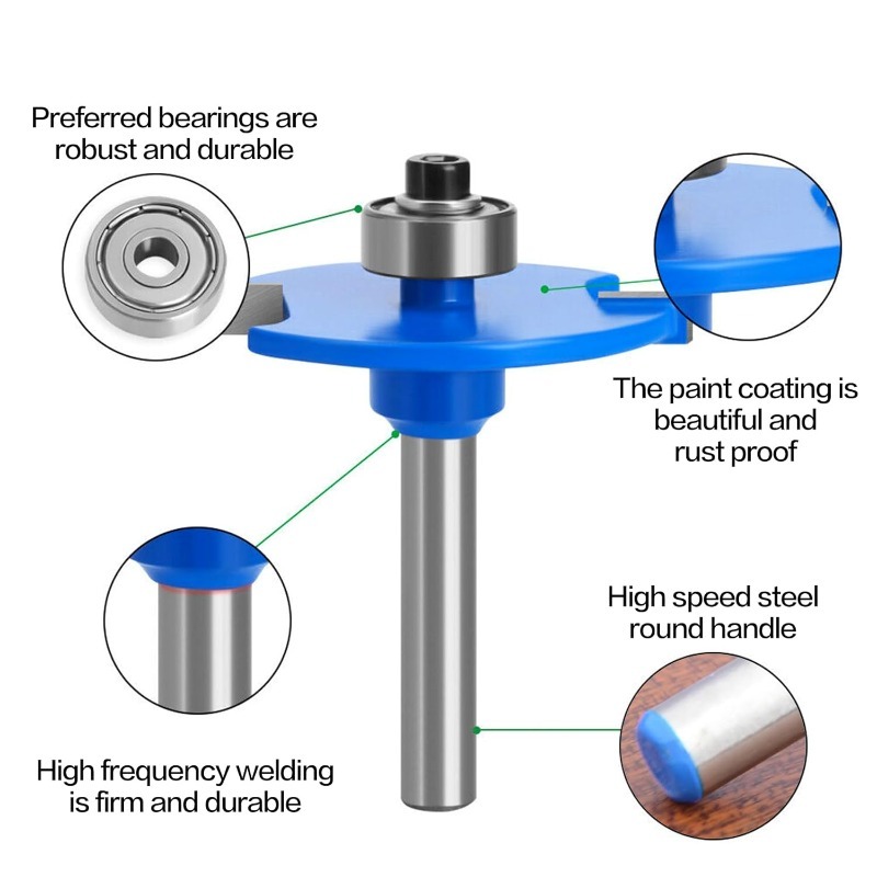 Voor 1 st 6.35mm Schacht T-Sle - Woodworking Nc recensie en prijs