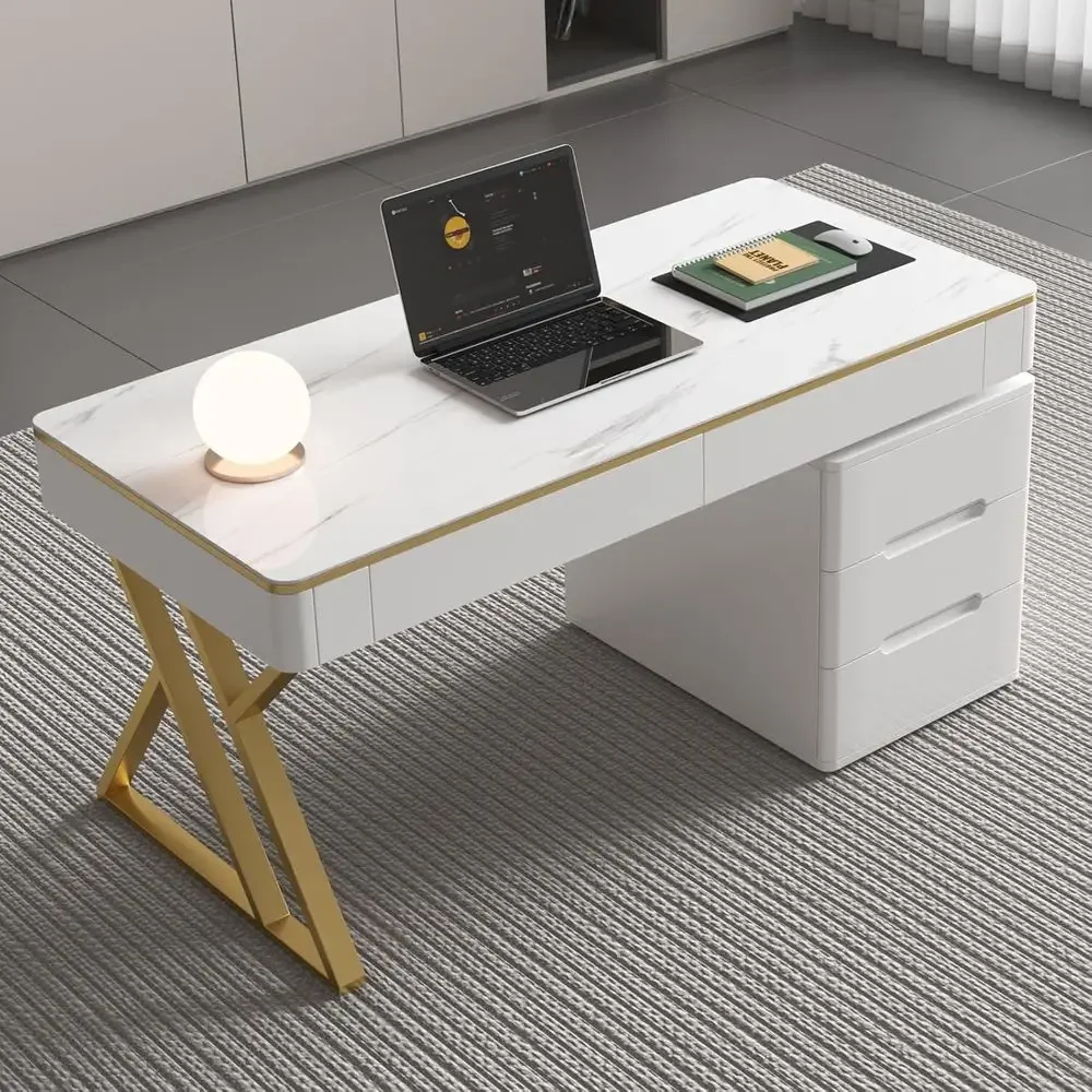 Witte gamingbureau met gehard  - Woodworking Or Woodworking recensie en prijs