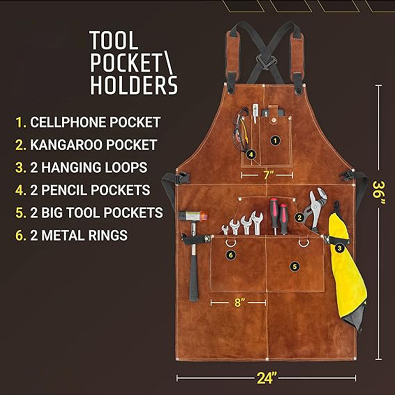 Vlamvertragend en waterdicht s - Woodworking Apron recensie en prijs