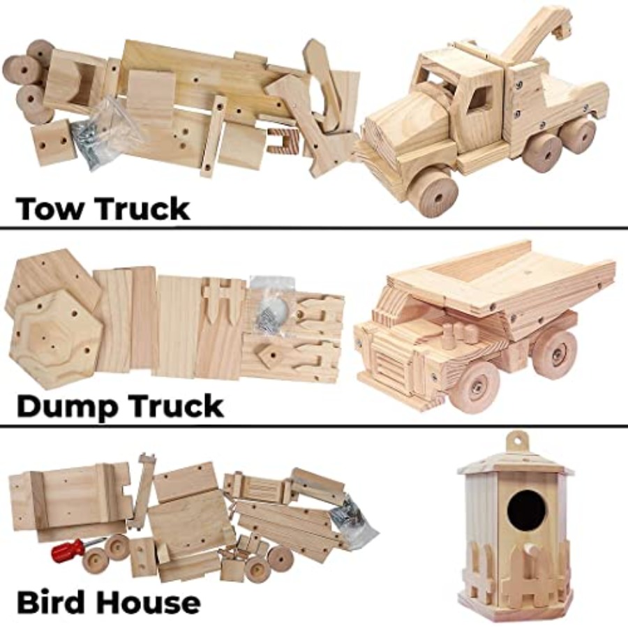 Houtbewerkingsbouwset voor vol - Woodworking Kits For Adults recensie en prijs