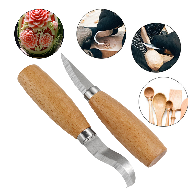 Roestvrij ijzeren vleesmes Beu - Woodworking Knife recensie en prijs