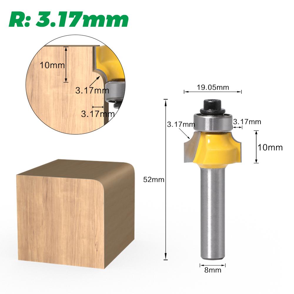 8mm schacht hoekrondfrees met  - Woodworking Nc recensie en prijs
