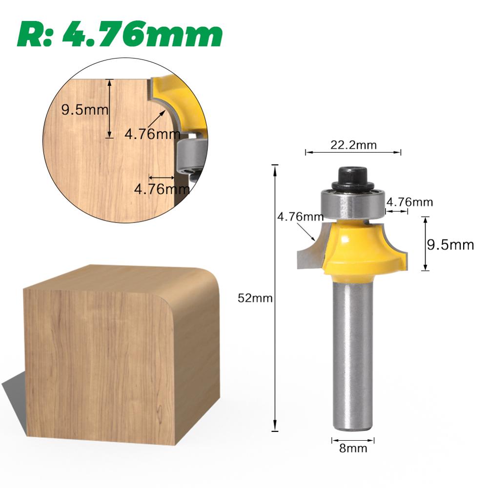 8mm schacht hoekrondfrees met  - Woodworking Nc recensie en prijs