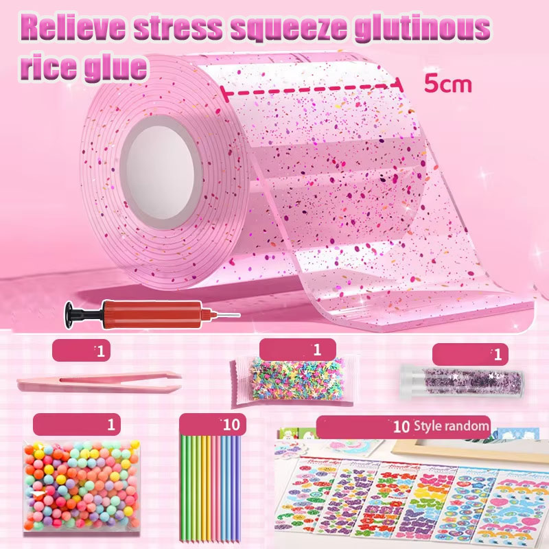 1 Set Glitter Nano Tape Bubble - Woodworking Kits For Adults recensie en prijs