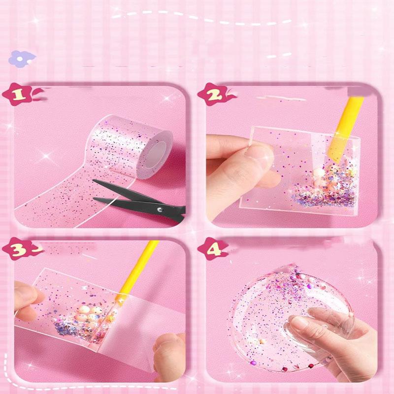 1 Set Glitter Nano Tape Bubble - Woodworking Kits For Adults recensie en prijs