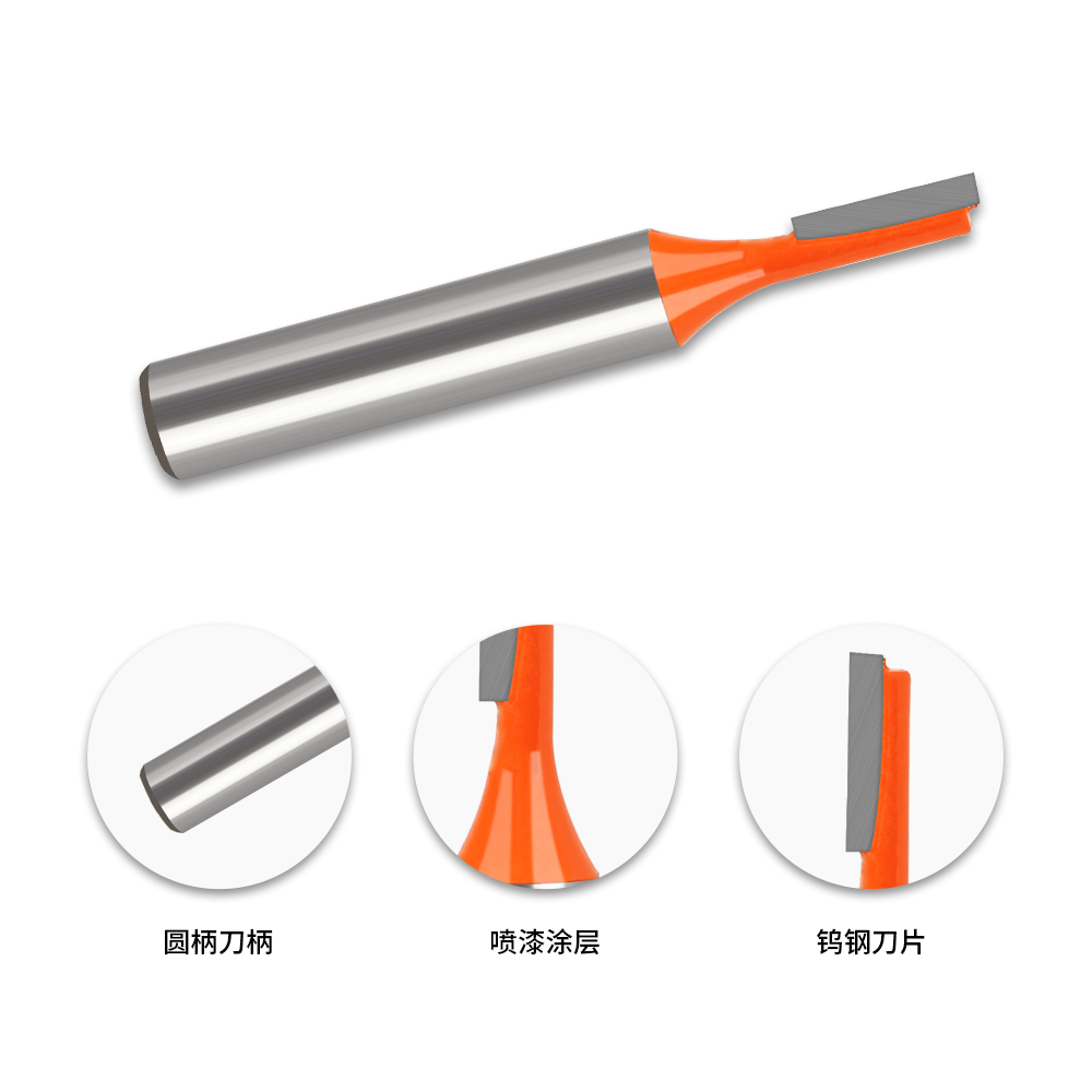 3 Stuks 8Mm Schacht Rechte Rou - Woodworking Nc recensie en prijs