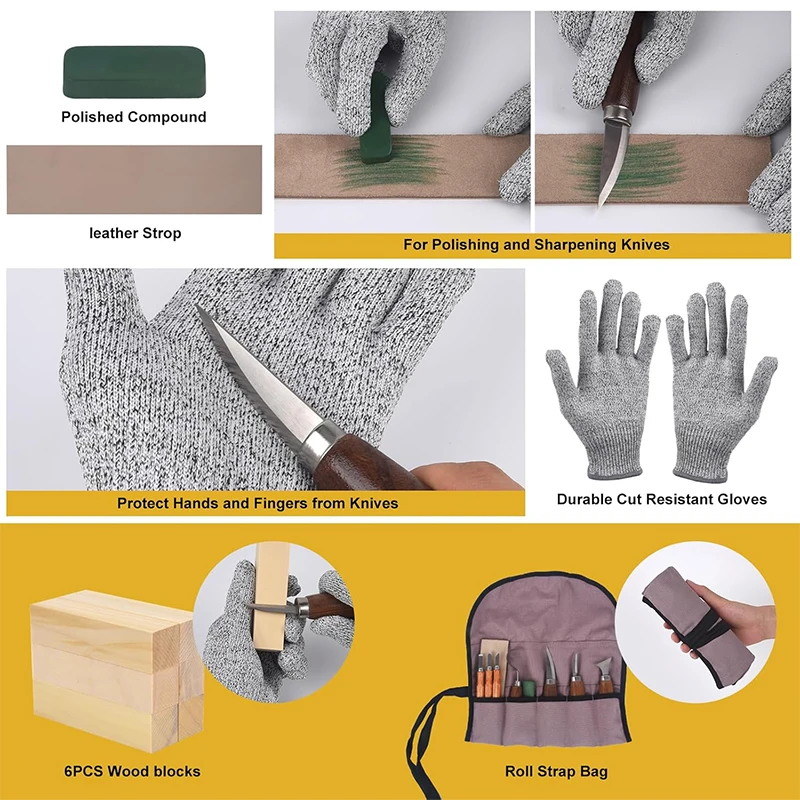 Houtsnijwerkset Houtsnijgereed - Woodworking Kits For Adults recensie en prijs