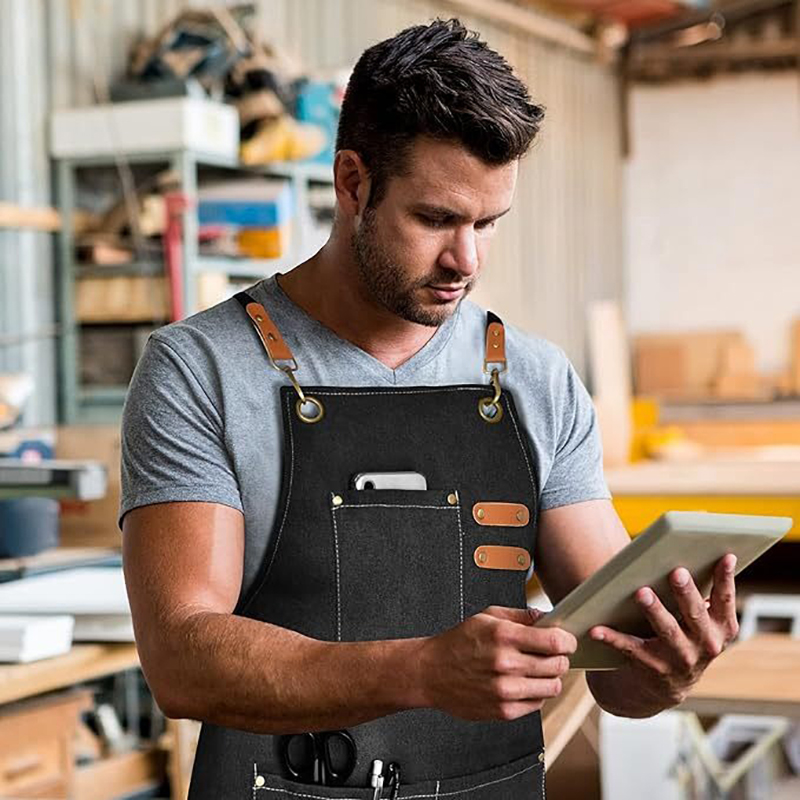 Canvas waterdichte professione - Woodworking Apron recensie en prijs