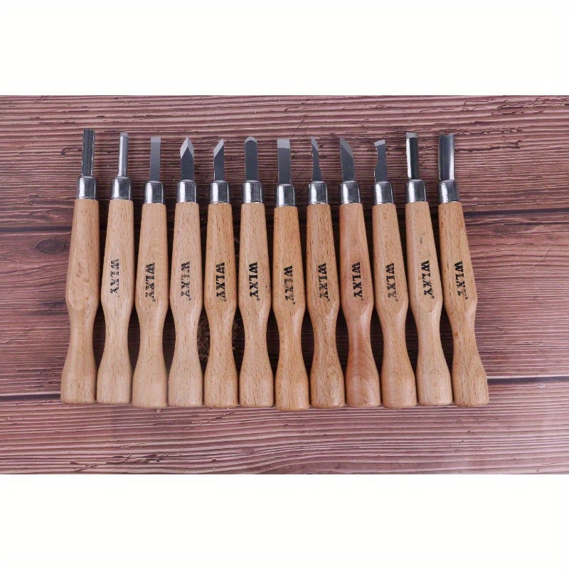 Set van 12 professionele houte - Woodworking Knife recensie en prijs