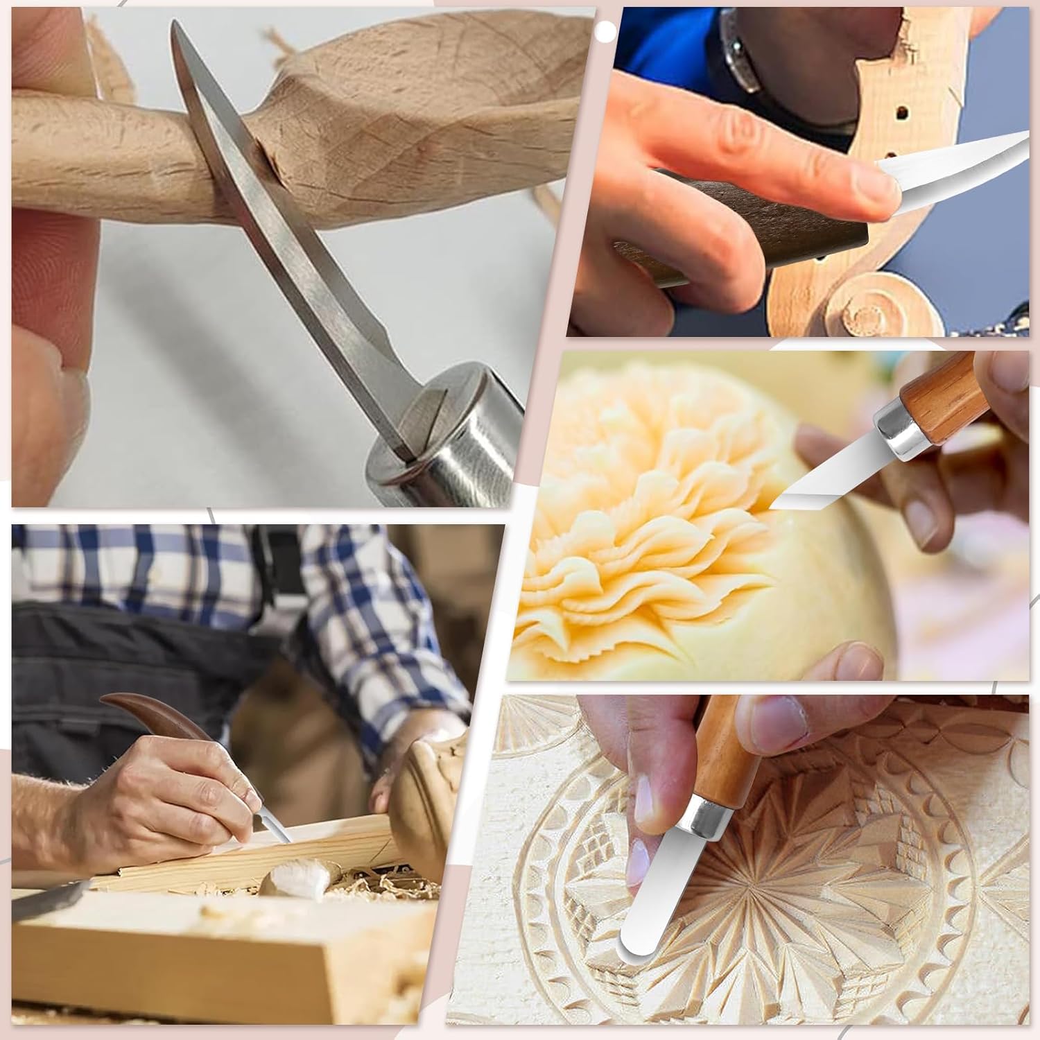 Beginnersset voor houtsnijwerk - Woodworking Kits For Adults recensie en prijs