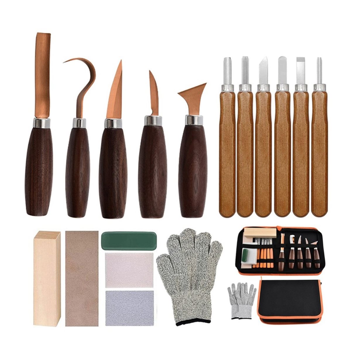 Houtsnijset, Houtsnijgereedsch - Woodworking Kits For Adults recensie en prijs