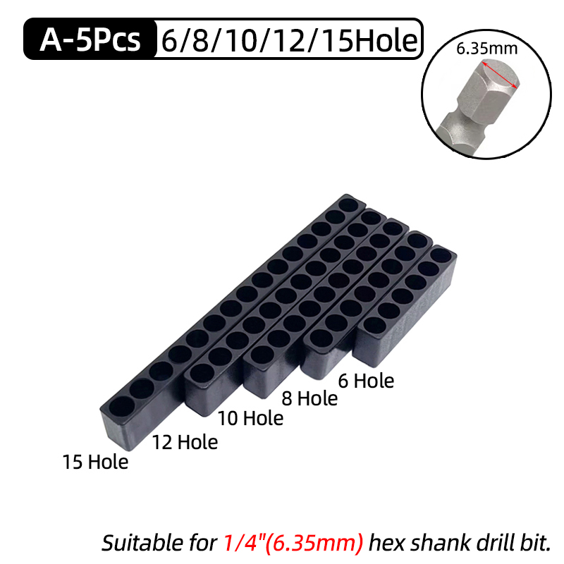 5 Stuks Set 6/8/10/12/15 Gaten - Woodworking Or Woodworking recensie en prijs